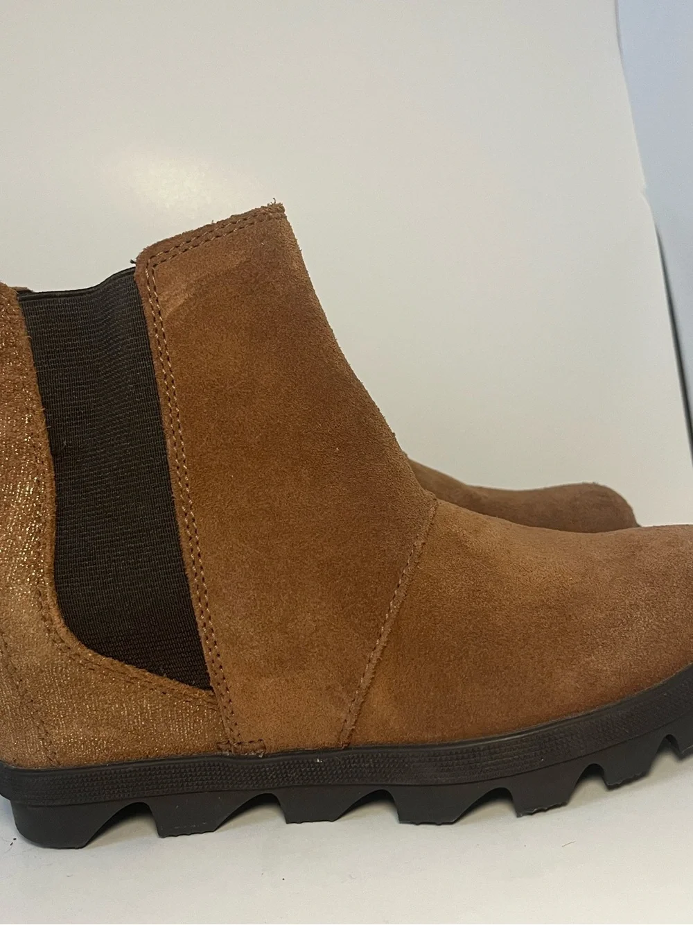 Sorel Kids Brown Suede Chelsea Boots